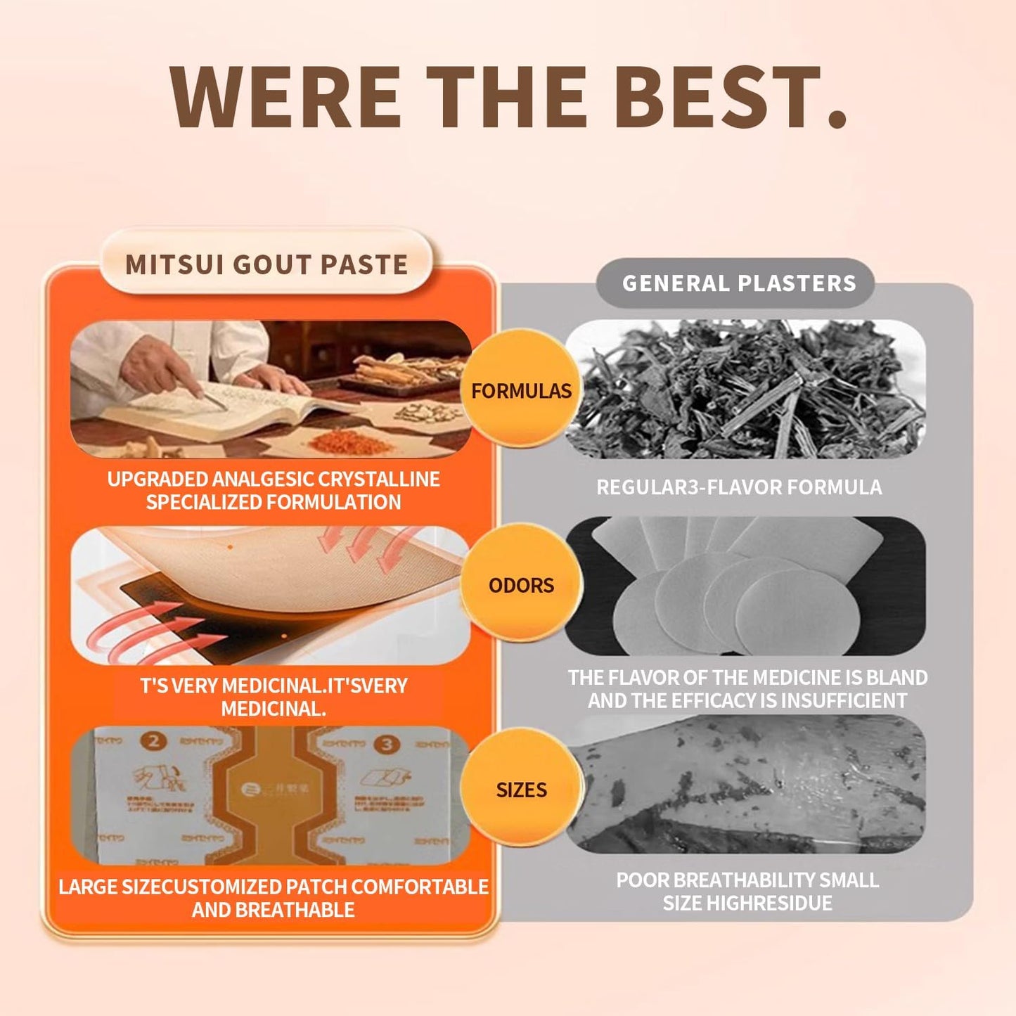 Back Pain Patch Natural Pain Relief Patches for Knee Neck Shoulder and Joint Pain Muscle Soreness Arthritis Relief™