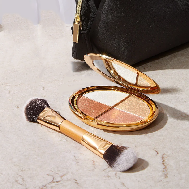 💝🔥Final 3 hours 60% off⏰eye & cheek palette - eyeshadow and highlighter makeup (with Detachable Brush)