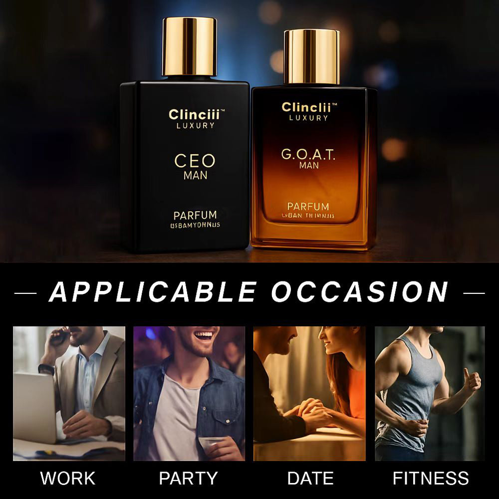 Final 3 Hours: 60%OFF🔥Gentlemen's Fragrance Set with CEO MAN Perfume & G.O.A.T MAN Aroma