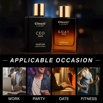 Final 3 Hours: 60%OFF🔥Gentlemen's Fragrance Set with CEO MAN Perfume & G.O.A.T MAN Aroma