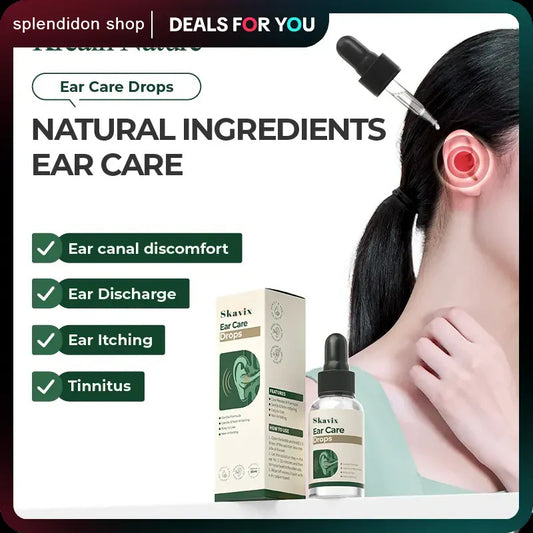 Skavix™ Ear Care Drops – Plant-Based Formula | FDA-Registered