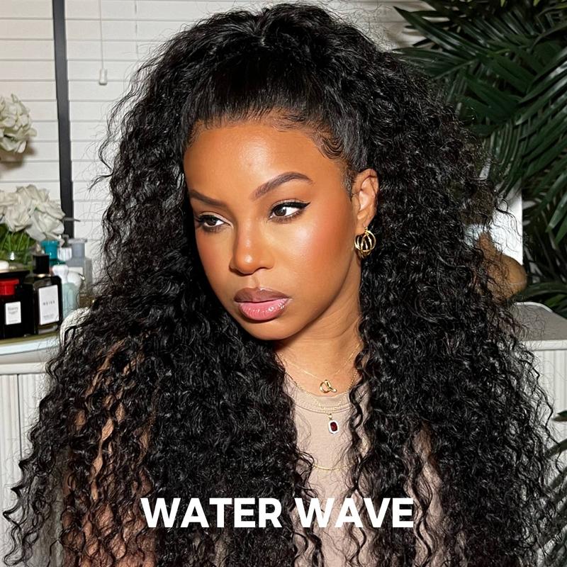🔥Sale Happening Now:70%OFF🔥Pre-Cut Lace Kinky Straight 360 Full Lace Frontal Glueless Wig With Invisi Drawstring Pre Plucked Human Hair Wig