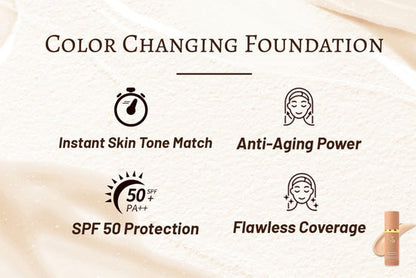 4 in 1 Color Changing Foundation SPF 50