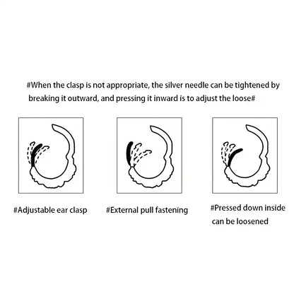 Black LOVE Heart Tassel Earrings（RS）