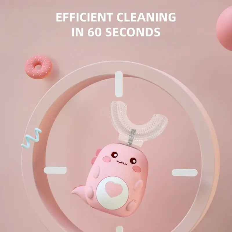 Alisanda Electric U Baby Toothbrush 2 - 12 Years & Soft Bristles, BPA Free